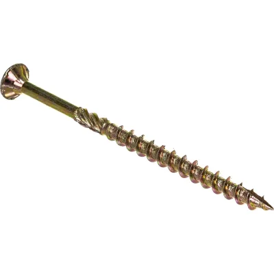 Саморез по дереву HIMTEX проф. желт. потай Torx 25 5x80 200 шт. 05080Fh