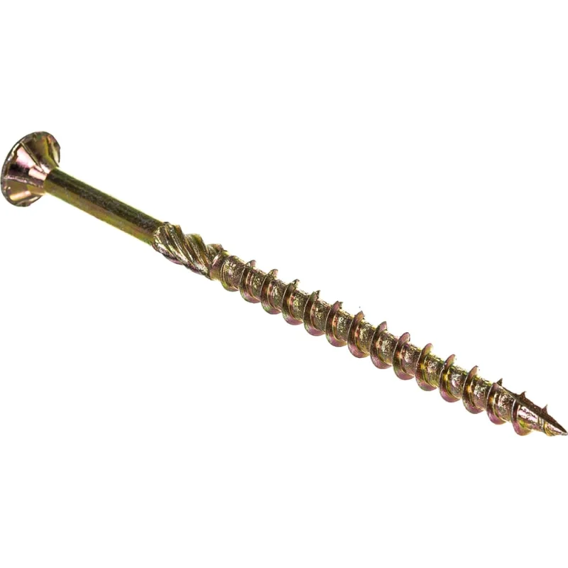 Саморез по дереву HIMTEX проф. желт. потай Torx 25 5x80 200 шт. 05080Fh