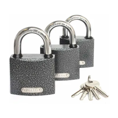 Висячие замки APECS PD-01-63 3 замка + 5 ключей 11650 00011650