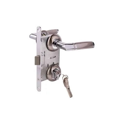 Замок врезной MARLOK 85/5409-ЦМ60 межосевое 85 мм (Тип 4) SN (никель) 029147