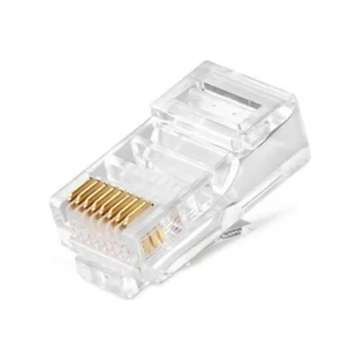Коннектор rj-45 (8p8c) Ripo cat.6 покрытие 3мкд, универсальные ножи ( по 50 шт.) 003-400023/50