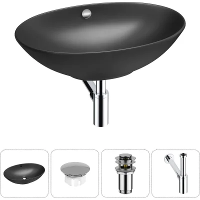 Набор Wellsee 4 в 1 Bliss накладная раковина 63x42 см 20217048R