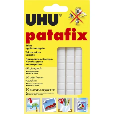 Клеевые подушечки белые PATAFIX 80 шт. UHU 39125