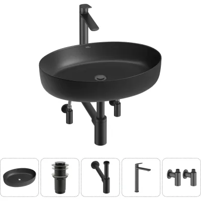 Набор Wellsee 5 в 1 Belle Spa 3.0 накладная раковина 55x41 см 20212687R