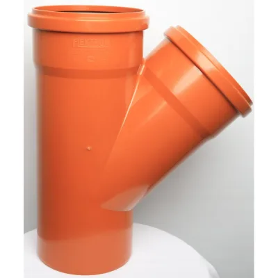 Тройник для наружной канализации Flextron d 160/160 мм, 45 градусов 145012
