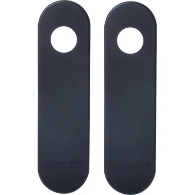 Накладки пластиковые для V Doorlock S38KP/F без отверстия под цилиндр, черные, 2 штуки 79051