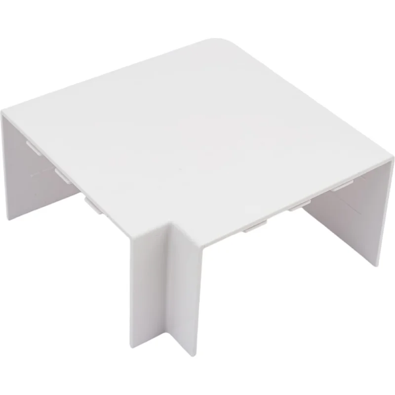 Поворот EKF Plast PROxima, 90 градусов, 100х60, 2 шт, белый abw-100-60x2