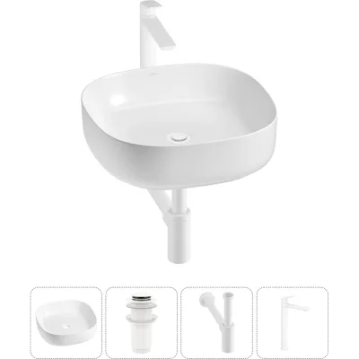 Набор Wellsee 4 в 1 Belle Spa 3.0 накладная раковина 45x45 см 20212700R
