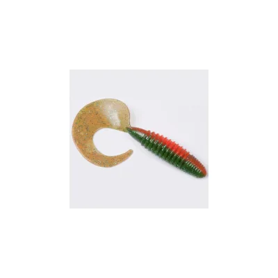 Съедобные искусственные твистеры LUCKY JOHN LJ Pro Series CRUSHER GRUB 3,9in, цвет T56, 5шт. 140157-T56