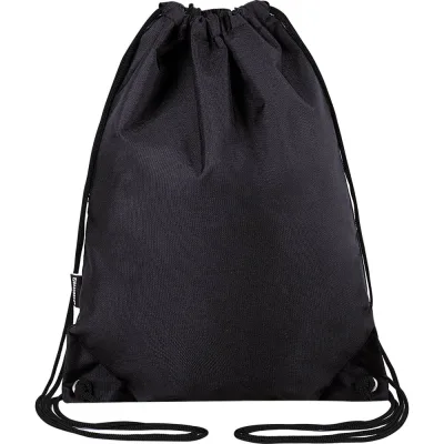 Мешок для обуви BRAUBERG плотный, карман на молнии, подкладка, 43x33 см, Total Black 272427