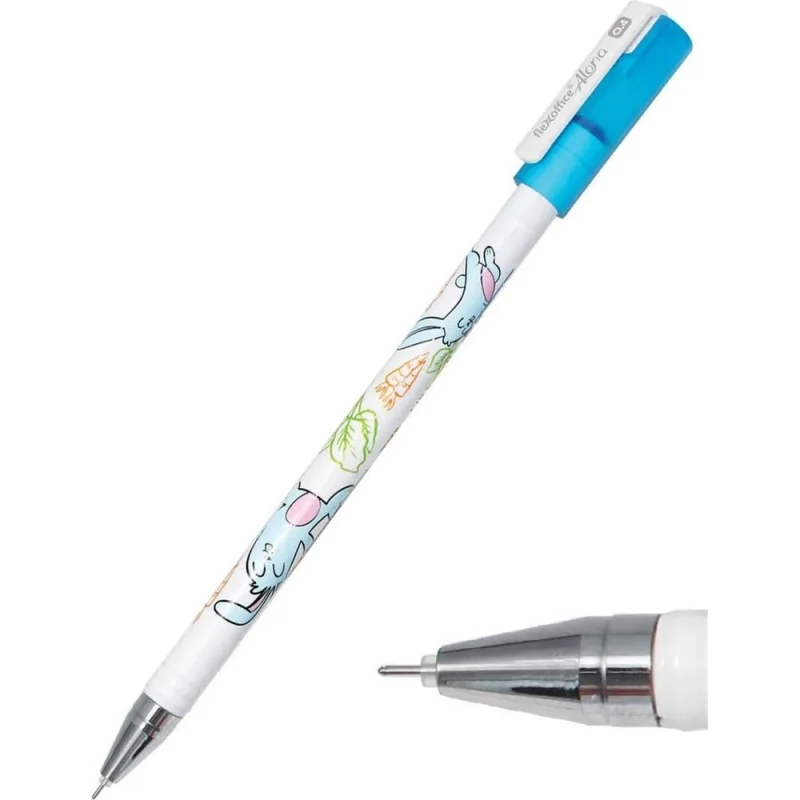 Гелевая ручка Flexoffice rabbit синяя, 1 шт FO-GEL018H/41-1B