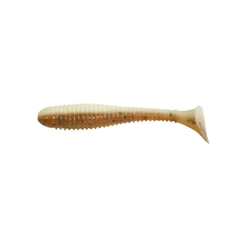 Виброхвост Helios hs-2-005 catcher, 3.55"/9 см, rusty white, 5шт 00000117779