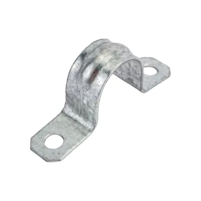 Металлическая двухлапковая скоба EKF d21-22 мм, 10 шт. PROxima sm-2-21-22-r