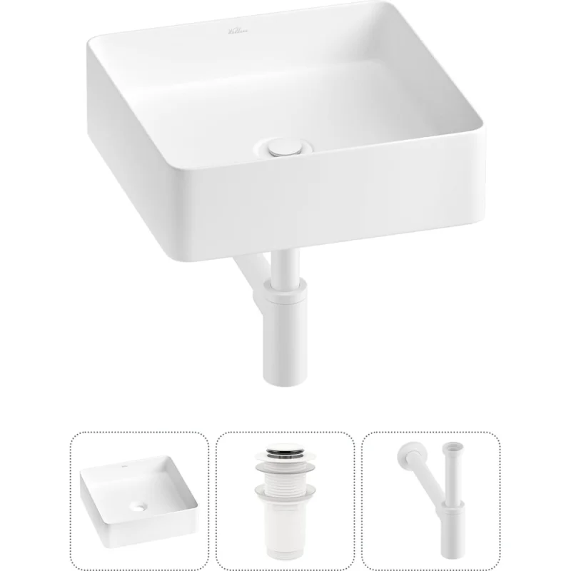 Акционный набор Wellsee 3 в FreeDom 2.0 накладная раковина 36x36 см 20214398R