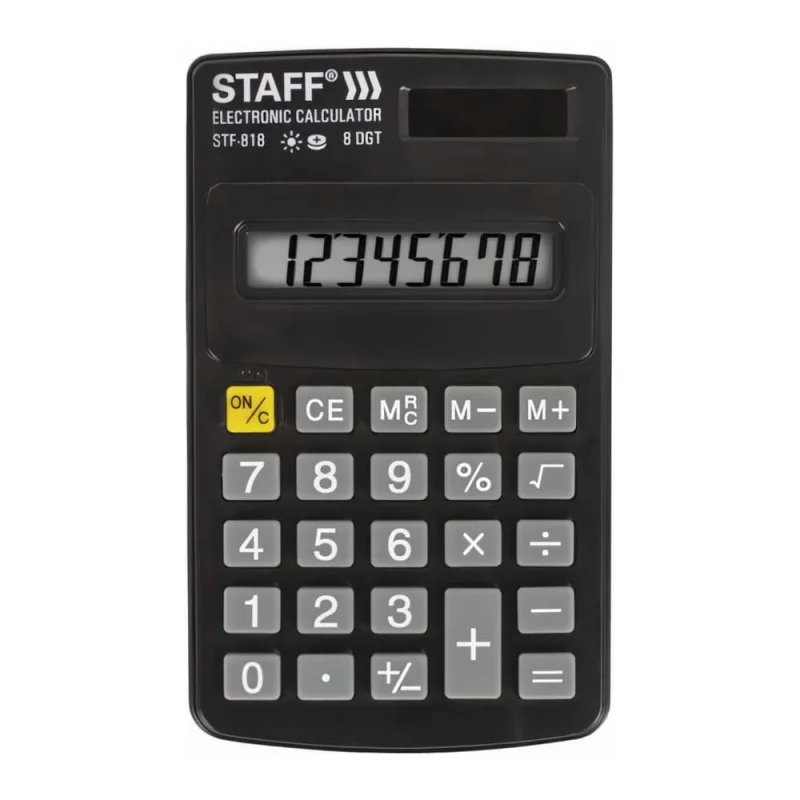 ΠΠ°ΡΠΌΠ°Π½Π½ΡΠΉ ΠΊΠ°Π»ΡΠΊΡΠ»ΡΡΠΎΡ STAFF STF-818 102Ρ
62ΠΌΠΌ, 8 ΡΠ°Π·ΡΡΠ΄ΠΎΠ², Π΄Π²ΠΎΠΉΠ½ΠΎΠ΅ ΠΏΠΈΡΠ°Π½ΠΈΠ΅, 250142
