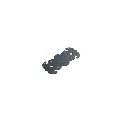 Пластина декоративная фигурная Tech-Krep 180-80 мат черный - накл. 148344