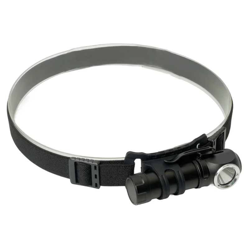 Фонарь налобный светодиодный аккумуляторный FERON 3W, USB IP44, алюминий, TH2313, 51119
