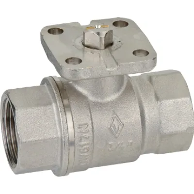 Шаровой кран Bugatti с фланцем под привод по ISO5211 арт.220AT Rp1"1/4 DN32 PN25 02000047
