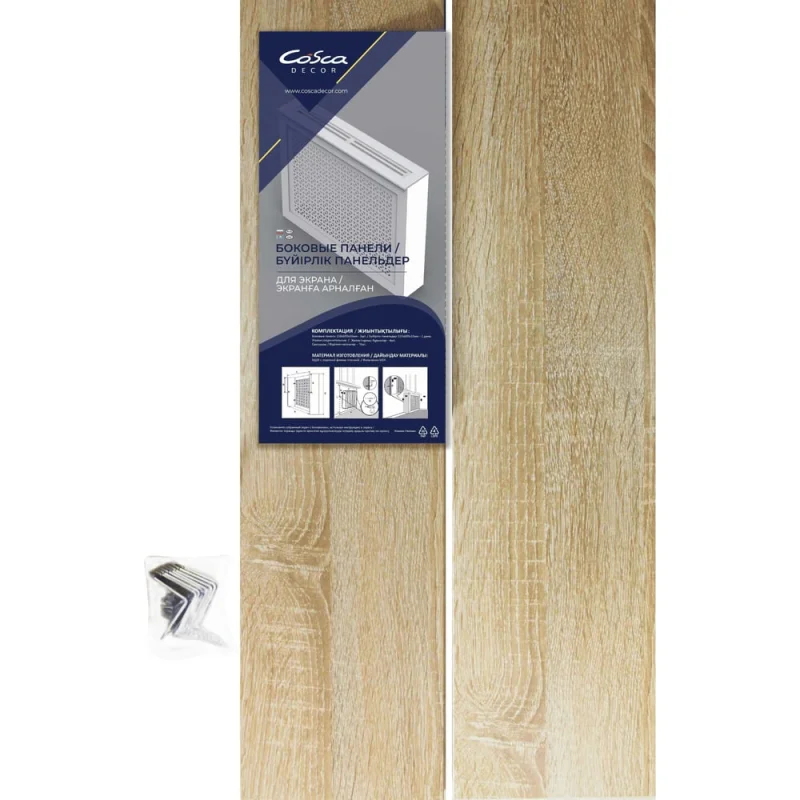 Комплект боковых панелей для радиаторов и батарей Cosca Decor МДФ, 150x600x10 мм СПБ100786