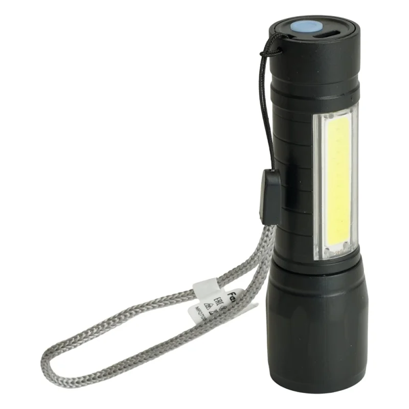 Фонарь ручной FERON TH2408 с аккумулятором USB ZOOM, 51118