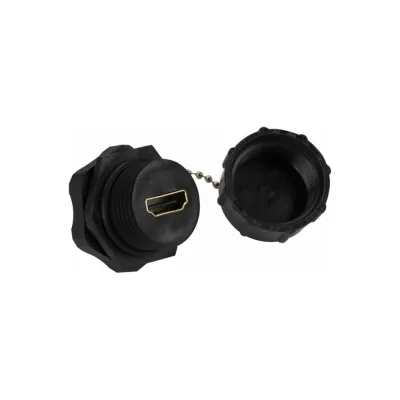 Индустриальный соединительный модуль LANMASTER HDMI, IP68, с крышкой LAN-OK-HDMI/180-WP