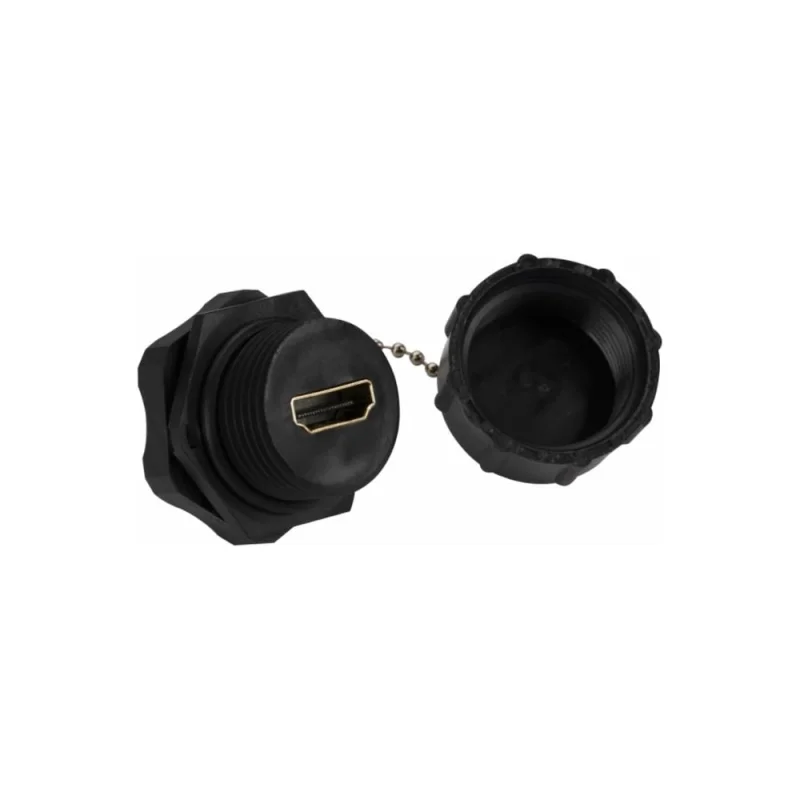 Индустриальный соединительный модуль LANMASTER HDMI, IP68, с крышкой LAN-OK-HDMI/180-WP