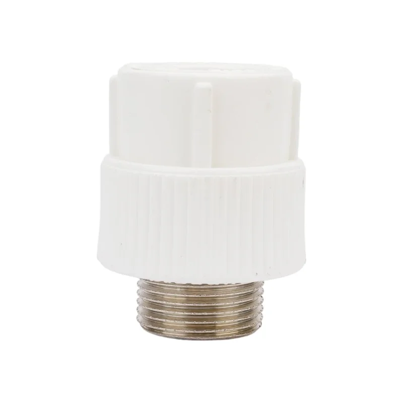 Комбинированная муфта PRO AQUA PP-R НР белая d-25 мм 3/4" PA23014Pb