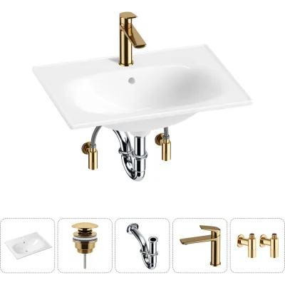 Врезная раковина для ванной Lavinia Boho комнаты Bathroom Sink в наборе 5 в 1 20217605R