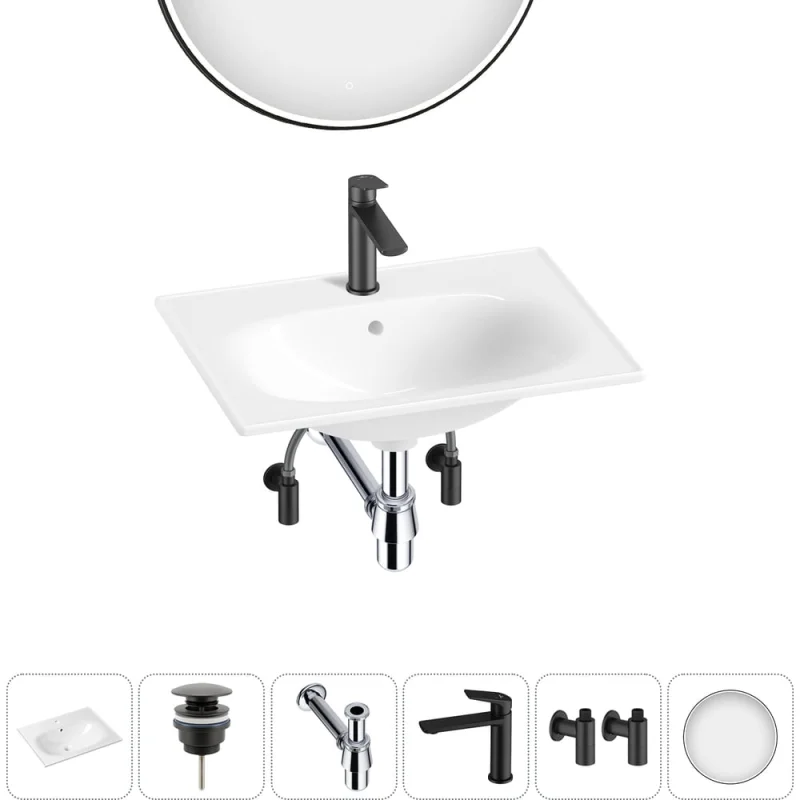 Врезная раковина для ванной Lavinia Boho комнаты Bathroom Sink в наборе 6 в 1 20217640R