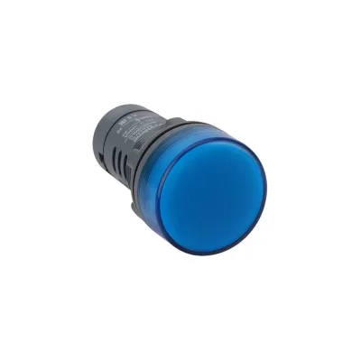 Сигнальная лампа моноблочная Systeme Electric SB7 22мм синяя LED 110В AC/DC SB7EV06GP