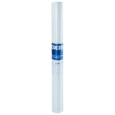 Стеклотканевая штукатурная сетка Oxiss 5x5 мм, 60 г/кв.м, 1x20 м 4630025422547