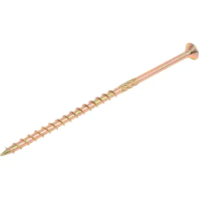 Саморез конструкционный Zitar потайной ЖЦ, Torx 6x140 100 шт, коробка 159942