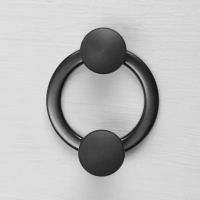 Мебельный крючок CAPPIO BELLO, двухрожковый, черный 9617952