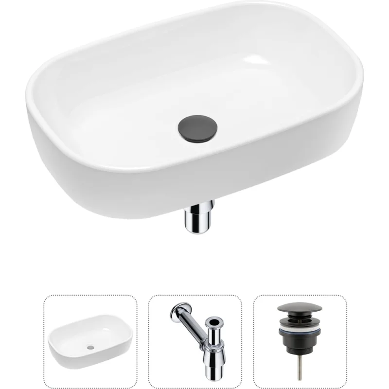 Накладная раковина для ванной Lavinia Boho Bathroom Sink в комплекте 3 в 1 20217412R