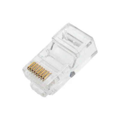 Коннектор Ripo rj-45 (8p8c) cat.5e, покрытие 3мкд, универсальные ножи 003-400021