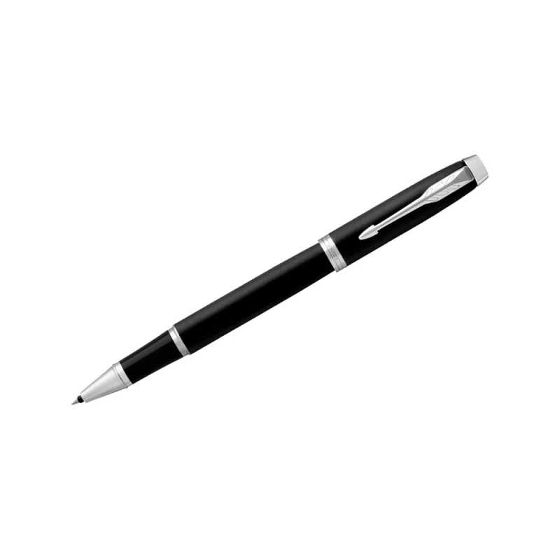 Ручка-роллер Parker IM Essential Muted Black CT черная, 0.8 мм, подарочная упаковка 2143634