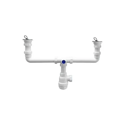 Сифон McAlpine двойной d40 MRSK5-AB