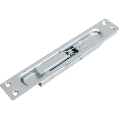 Шпингалет торцевой Doorlock dl fbm/1s zn оцинкованный, длина хода 18мм, планка 24,5x160мм, резьба м8 74240