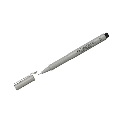 Капиллярная ручка Faber-Castell Ecco Pigment черная, 0.1 мм 166199