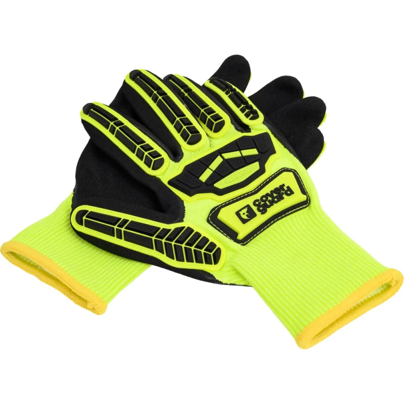 Противоударные антипорезные перчатки COVERGUARD EUROCUT IMPACT 100 желтые, 10 1CHIC60 5450564040304