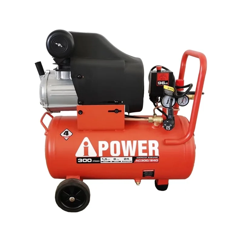 Поршневой масляный компрессор A-iPower AC300/24D 50103