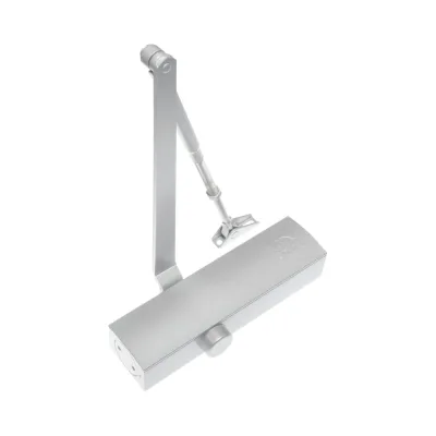 Доводчик DOORLOCK DL210 BC size 2-5 серебристый, с регулир. функциями тормоза открывания, усилия закрывания 75517