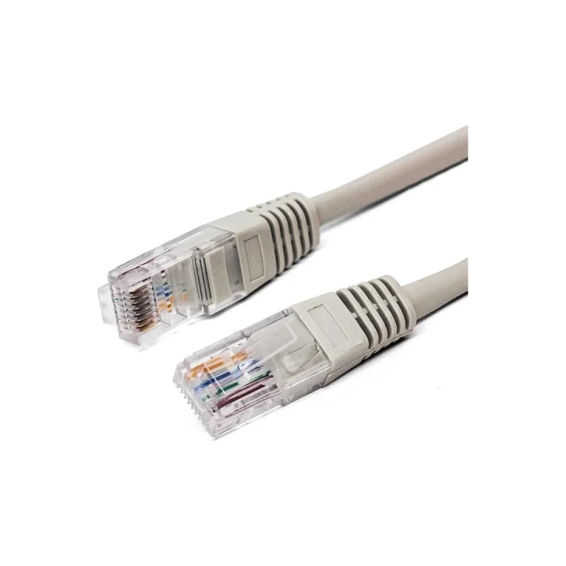 Кабель патч-корд U/UTP 5e кат. 7.5м FL-U5-7.5M 26AWG(7x0.16 мм), омедненный алюминий (CCA), PVC, серый Filum 00-00872974