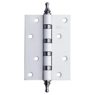 Дверная петля с четырьмя подшипниками ADDEN BAU 100X70X2.5 4W WHITE / CHROME 940000001491