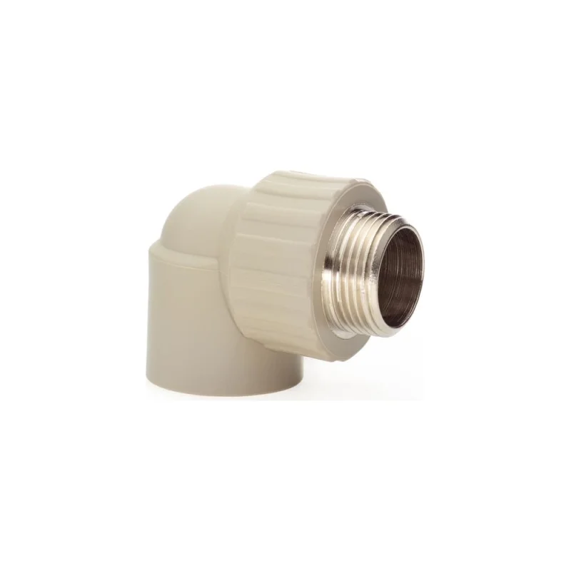 Комбинированный угольник LAMMIN ppr нр 32x1" 40/10 серый Lm31051032025G