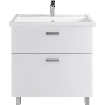 Комплект Sanstar напольная тумба Gretta 80 с раковиной Фостер 80 332.1-1.5.1.КФОС