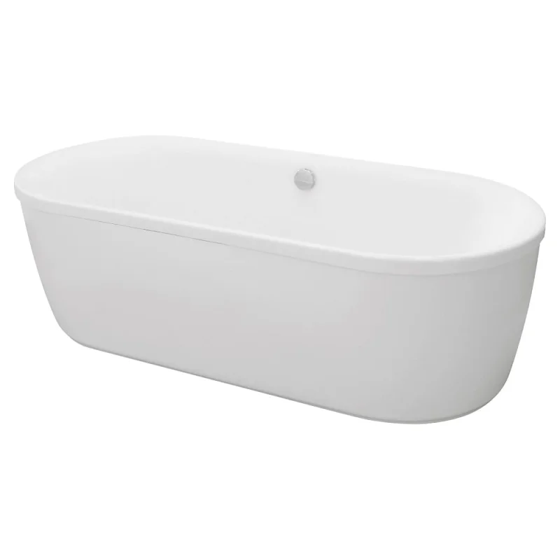 Акриловая ванна CEZARES 180x80x40 METAURO-Central-180-80-40-W-MATT