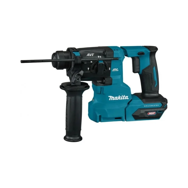 Перфоратор аккумуляторный Makita 3 режима, XGT 40В BL AWS AVT XPT, 20мм, 2,1 Дж, SDS plus, тормоз, защита от непреднамеренного включения, поддержание оборотов под накрузкой, подсветка, поставляется без ЗУ и АКБ HR010GZ