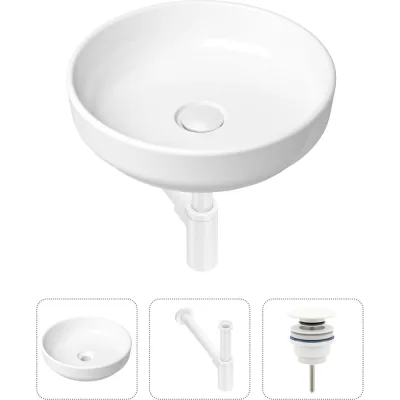 Накладная раковина для ванной Lavinia Boho Bathroom Sink Slim в комплекте 3 в 1 21520176