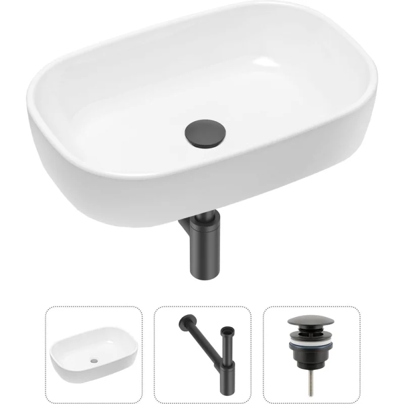 Накладная раковина для ванной Lavinia Boho Bathroom Sink в комплекте 3 в 1 21520008